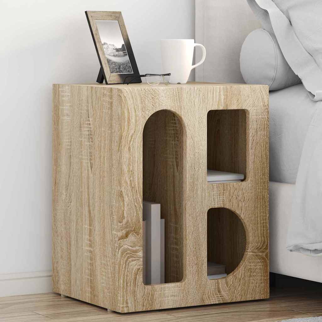 Mesa-de-cabeceira elst 2 unid. carvalho sonoma 40 x 35 x 50 cm