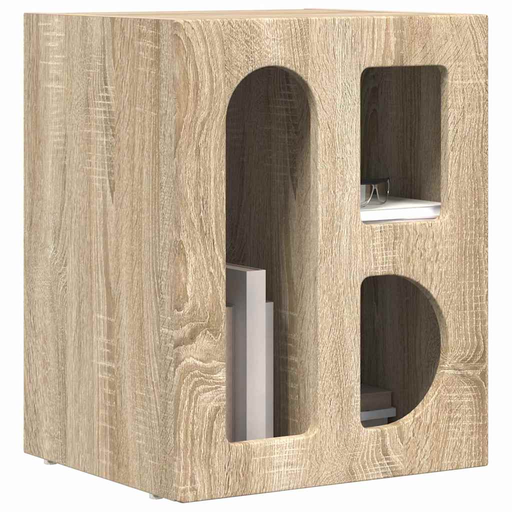 Mesa-de-cabeceira elst 2 unid. carvalho sonoma 40 x 35 x 50 cm