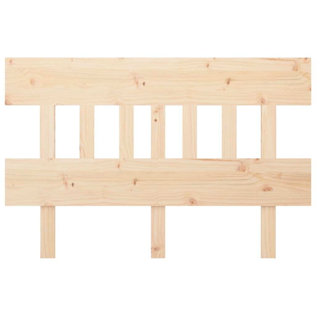 Cabeceira de cama 123,5x3x81 cm pinho maciço