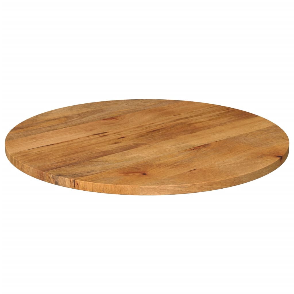 Tampo de mesa redondo ø70x3,8cm madeira de mangueira maciça