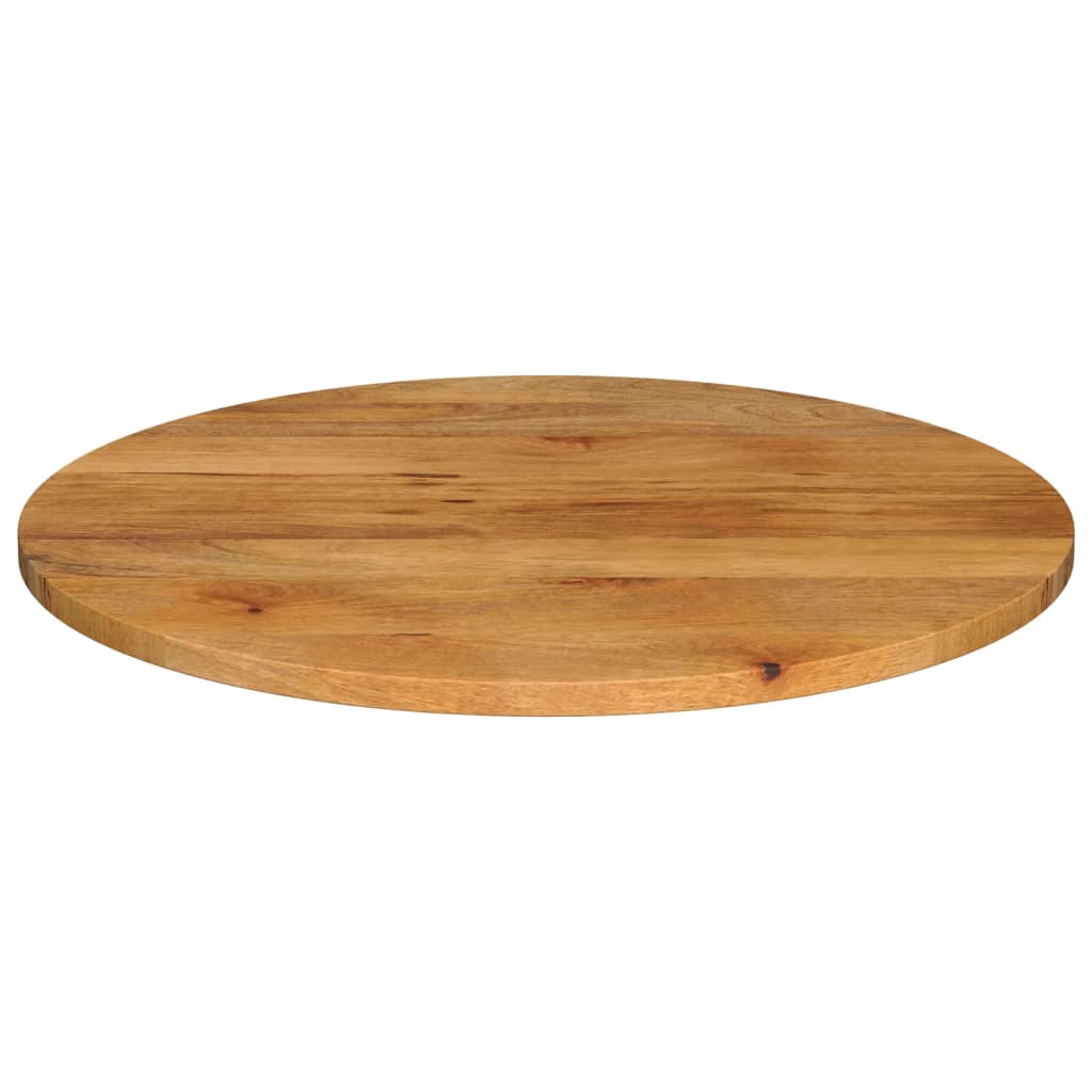 Tampo de mesa redondo ø70x3,8cm madeira de mangueira maciça