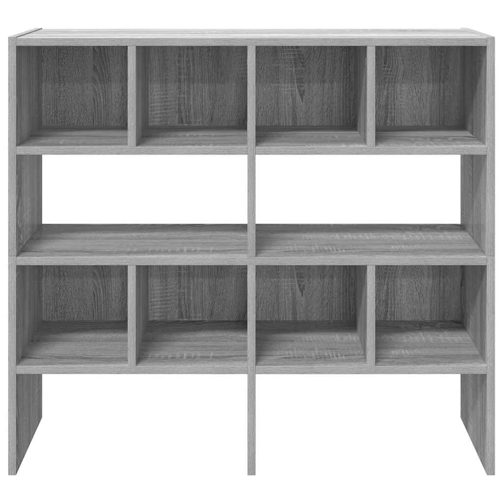 Sapateiras 2 pcs empilháveis 89,5x30x40 cm cinzento sonoma