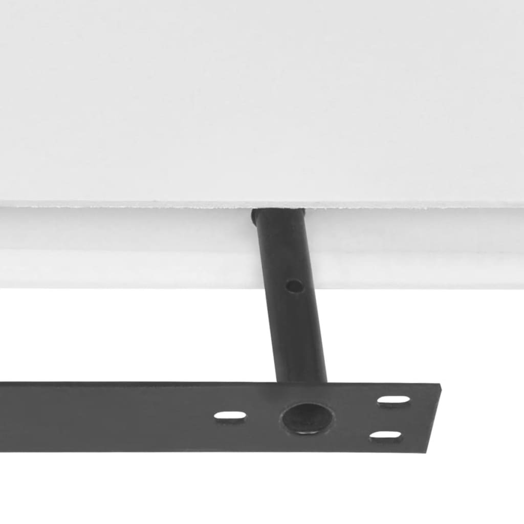 Prateleiras de parede para livros/dvd MDF branco