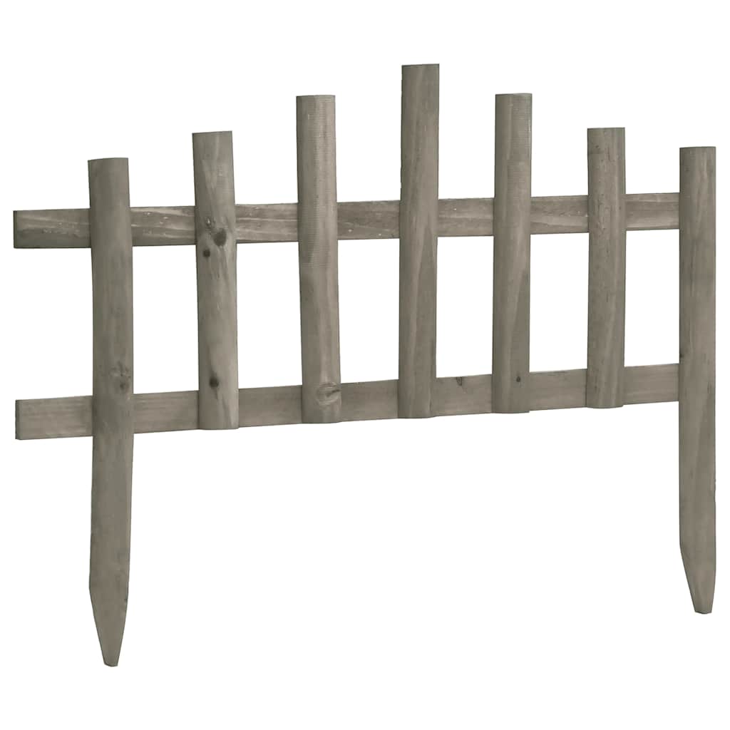 Bordas de relvado 10 pcs 4,4 m abeto