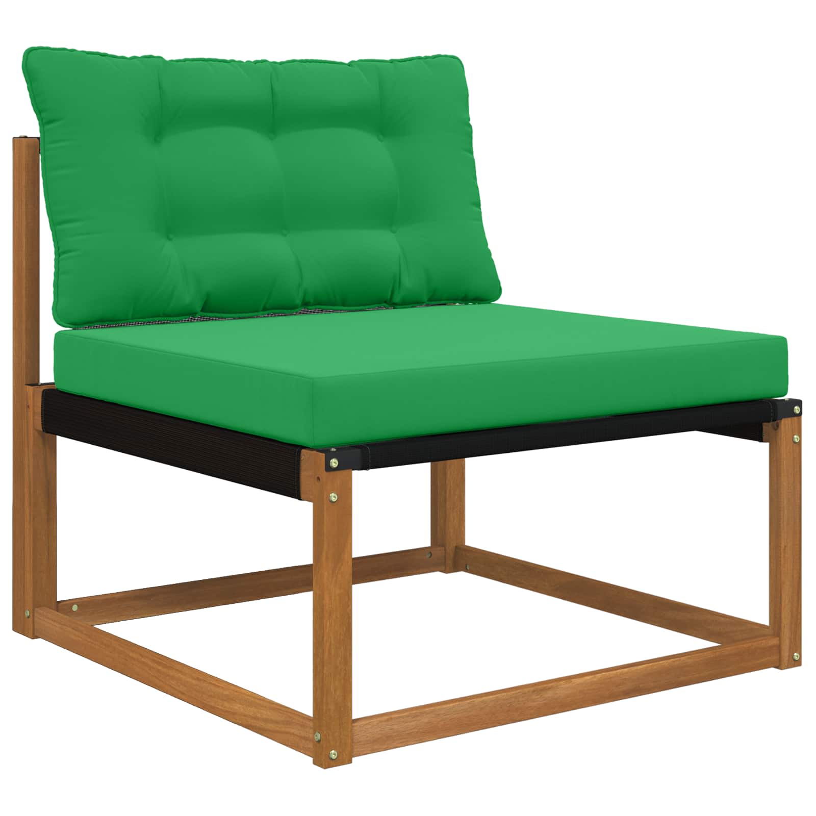 Almofada para sofá externo poliéster verde 80 x 68,5 x 8 cm