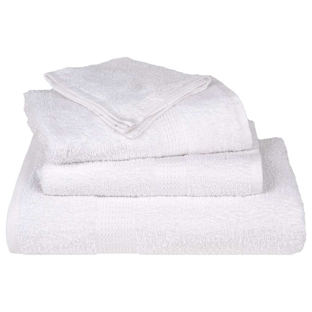Toalhas frogn 2 pcs 100x200 cm 360 g/m² branco