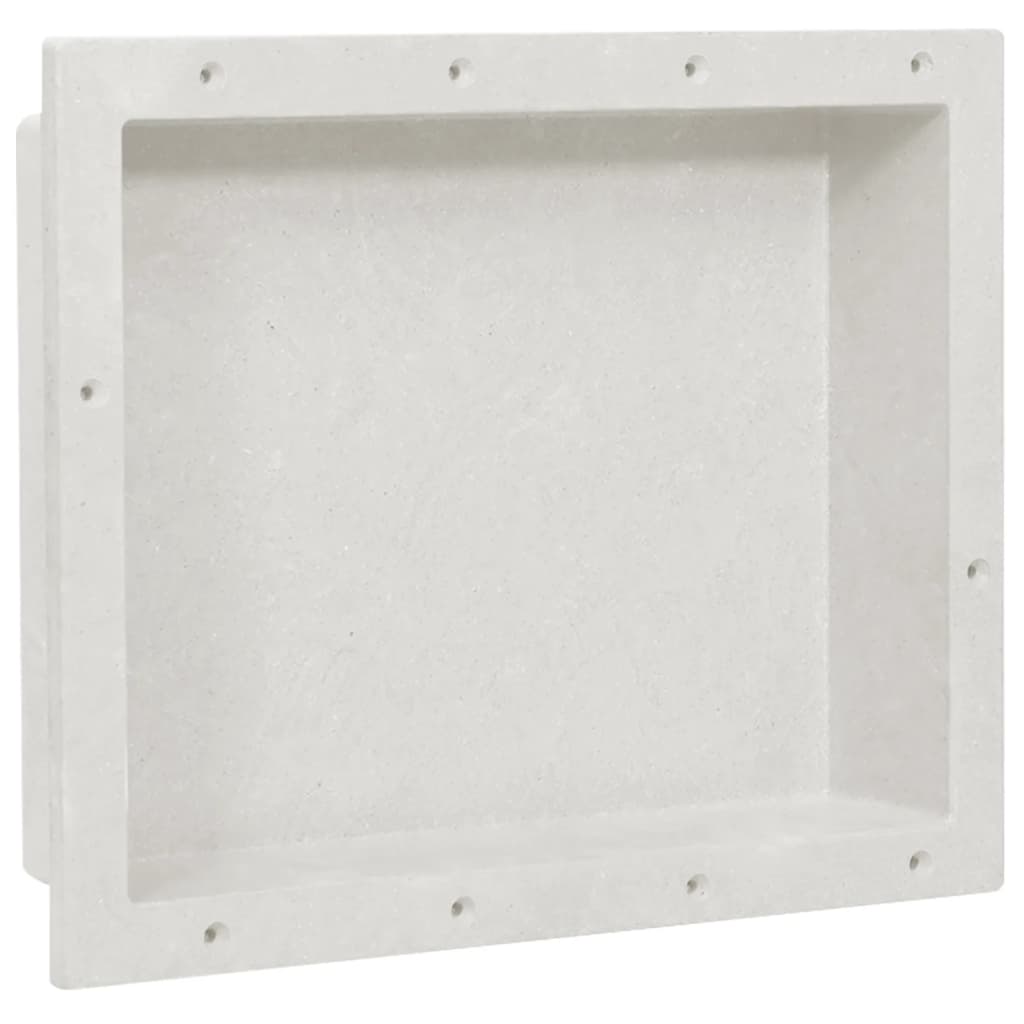 Habitáculo de chuveiro 41x51x10 cm branco mate