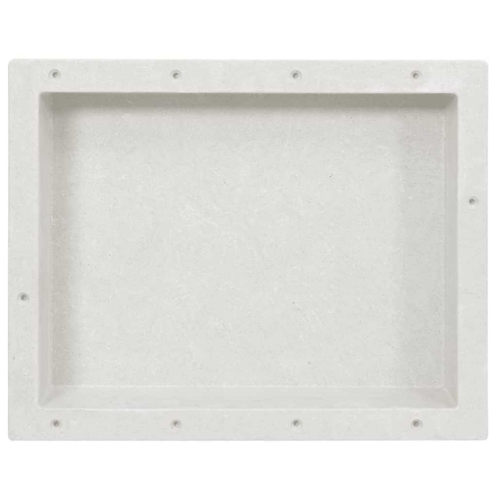 Habitáculo de chuveiro 41x51x10 cm branco mate