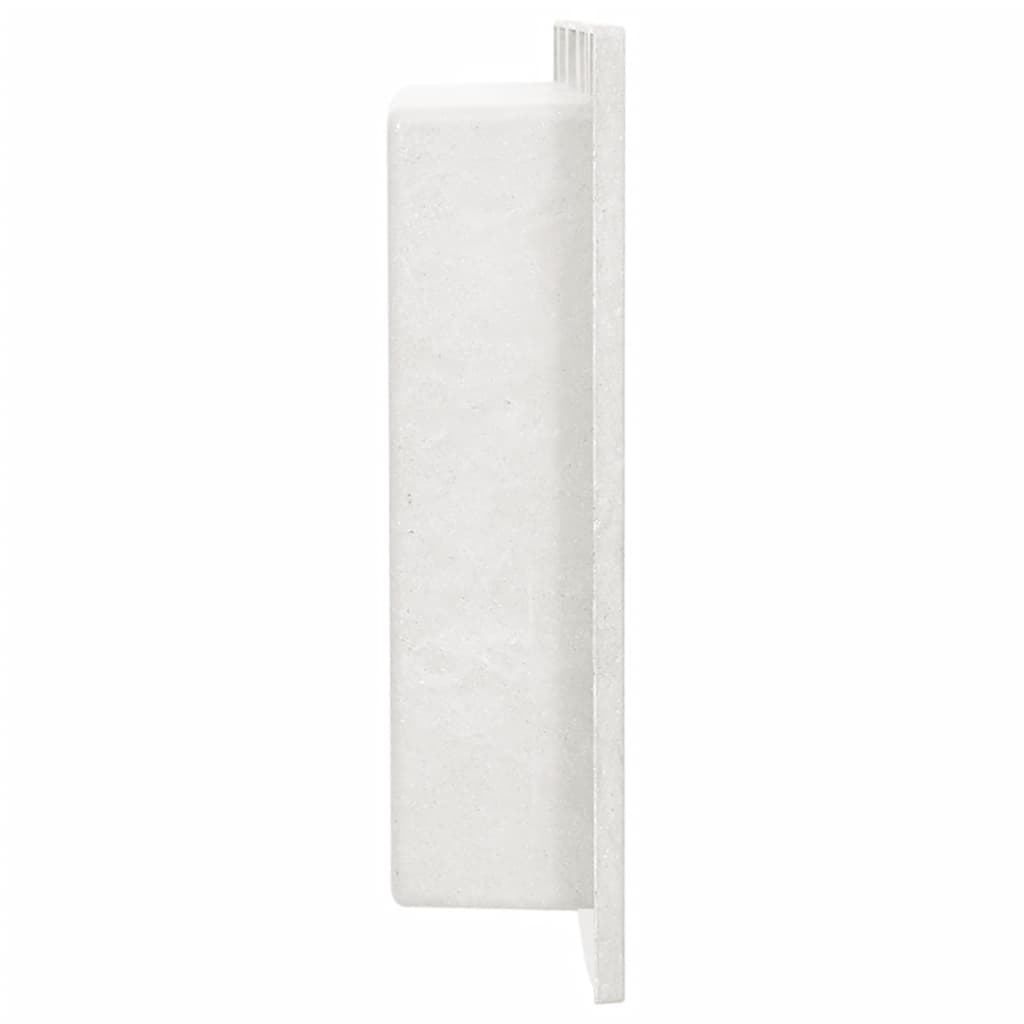 Habitáculo de chuveiro 41x51x10 cm branco mate