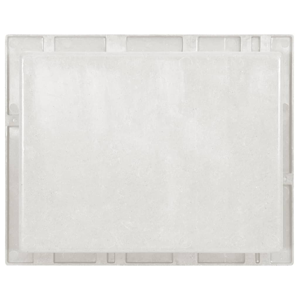 Habitáculo de chuveiro 41x51x10 cm branco mate