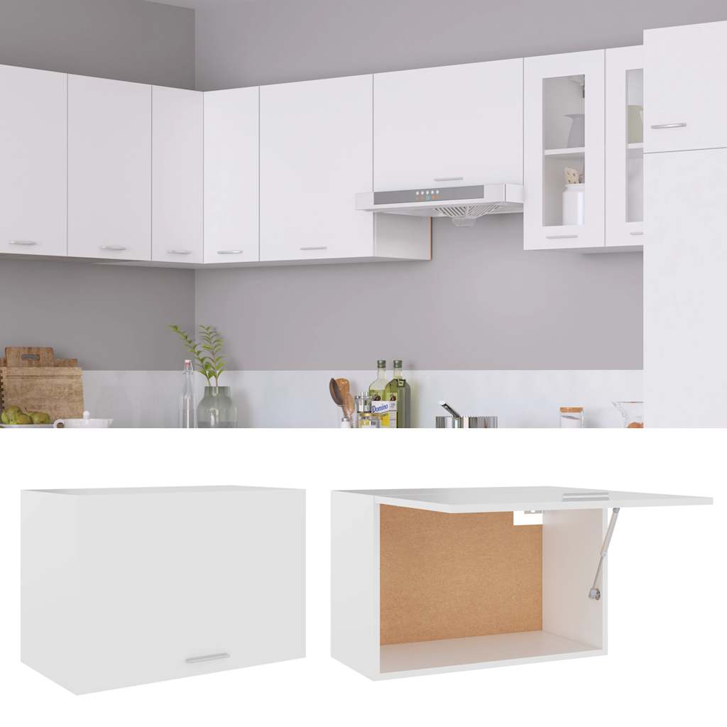 Armário de parede “lyon” 60x31x40 cm derivados madeira branco