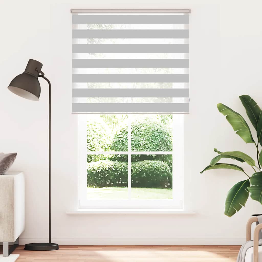Cortina de zebra 130x200 cm largura do tecido 125,9cm poliéster