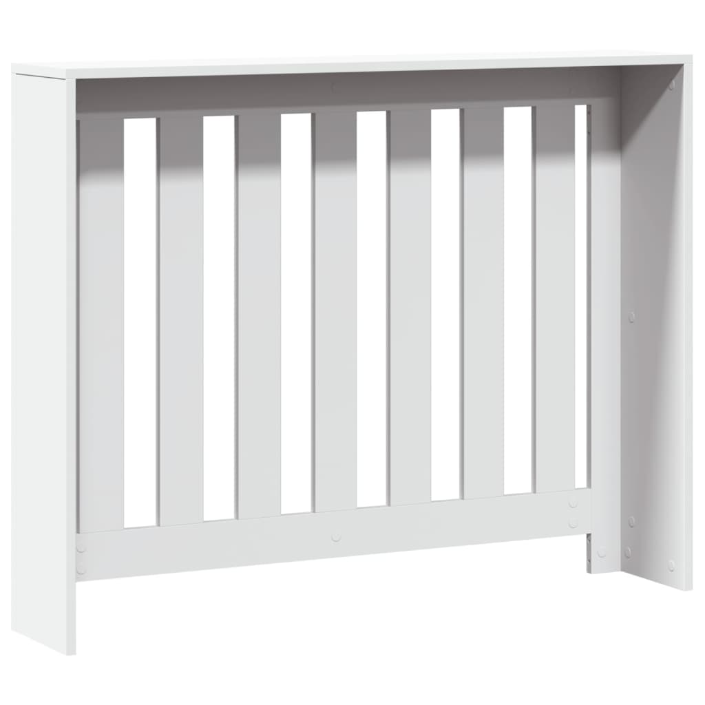 Cobertura de radiador 104x20x82 cm derivados de madeira branco