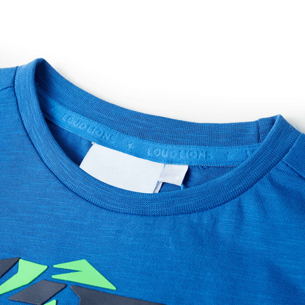 T-shirt de criança azul 104