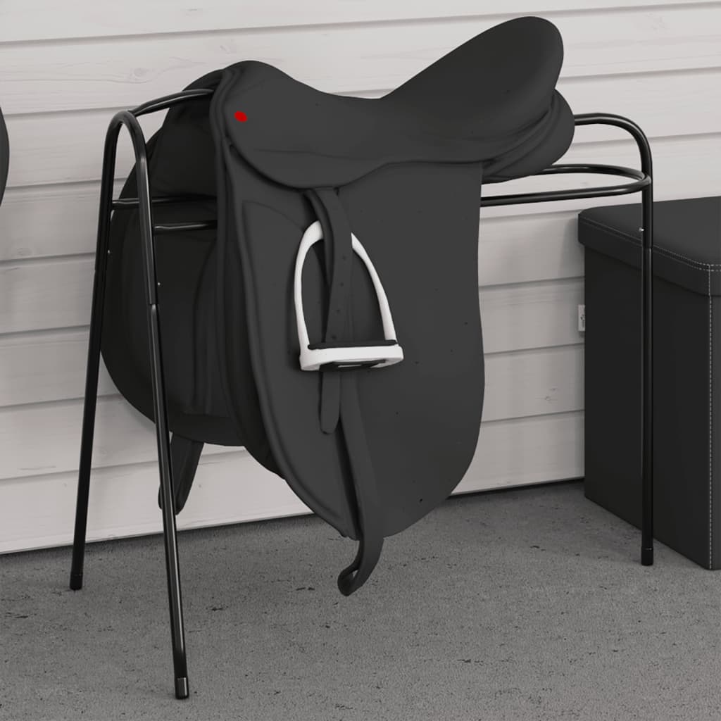 Suporte para selas independente com 3 pernas ferro preto