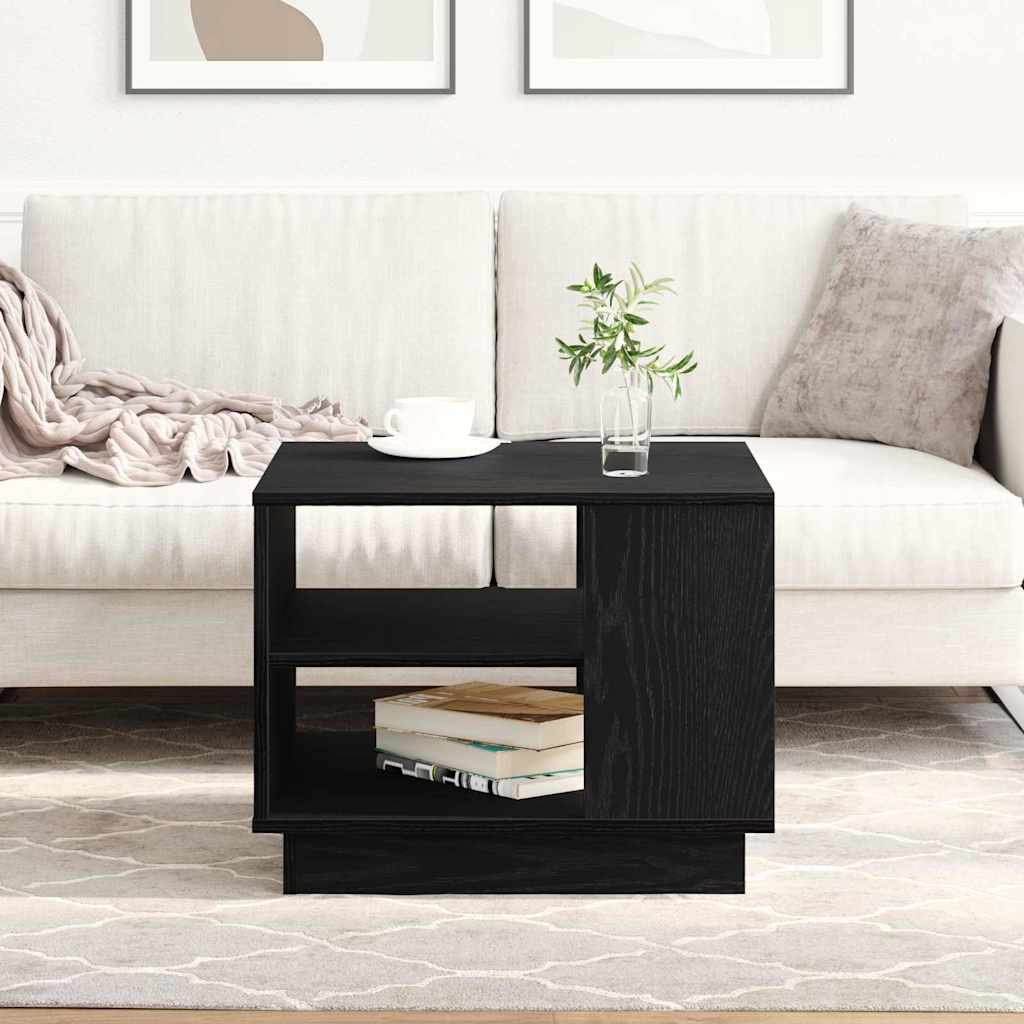 Mesa de centro carvalho preto 55 x 55 x 42 cm