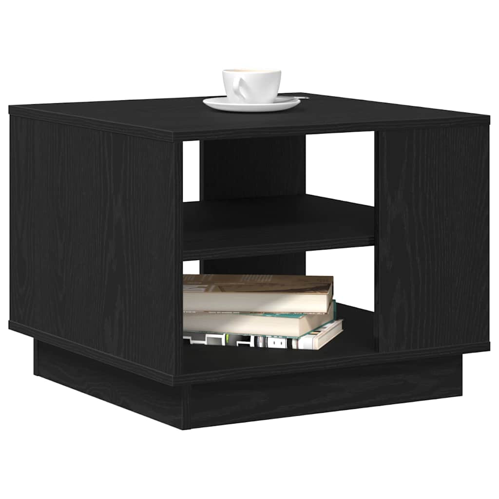 Mesa de centro carvalho preto 55 x 55 x 42 cm
