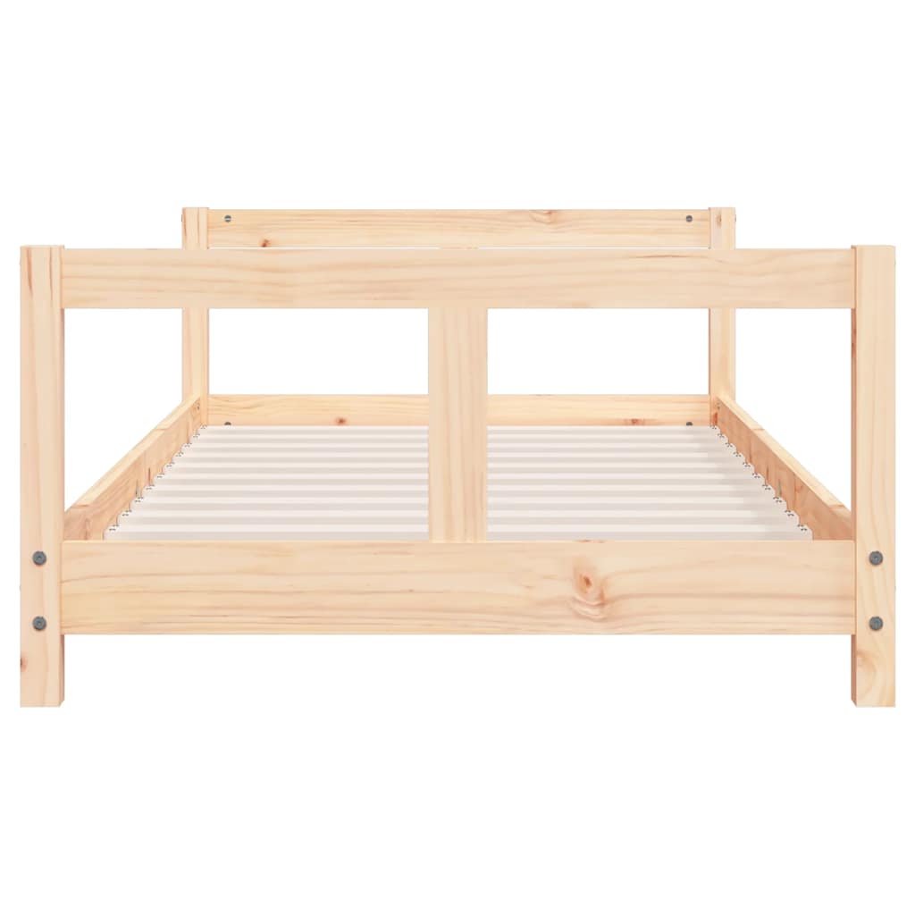 Estrutura de cama infantil 80x160 cm pinho maciço