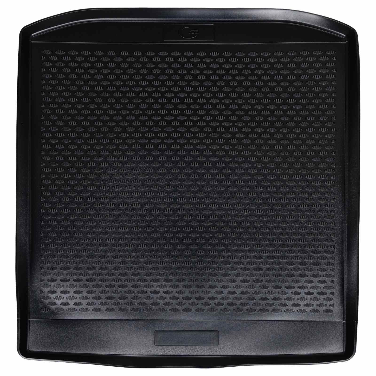 Tapete de porta-malas preto borracha