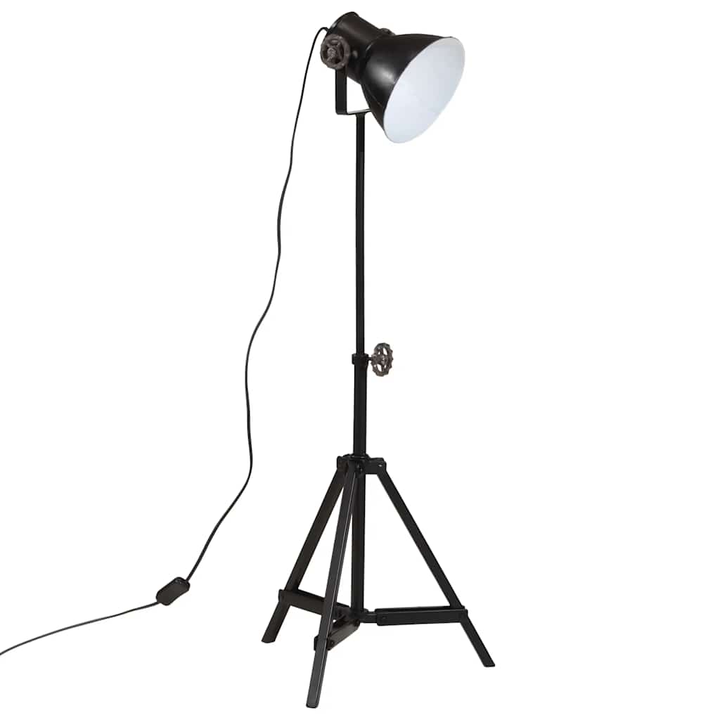 Candeeiro de pé 25 w 35x35x65/95 cm e27 preto