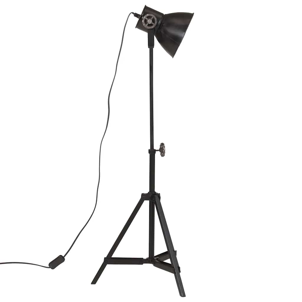 Candeeiro de pé 25 w 35x35x65/95 cm e27 preto