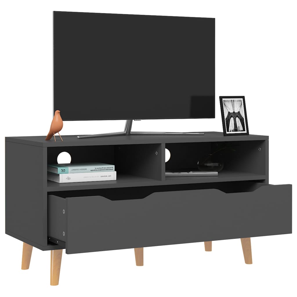 Móvel de TV 90x40x48,5 cm derivados de madeira cinza