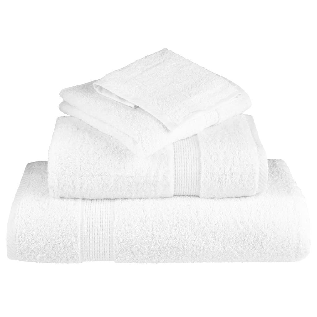 Toalhas de bidé premium solund 4 pcs 30x50 cm 600 gsm branco