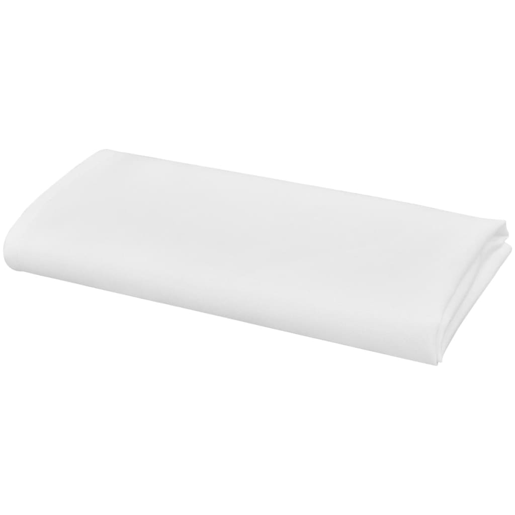 Guardanapos de jantar 25 pcs 50 x 50 cm branco