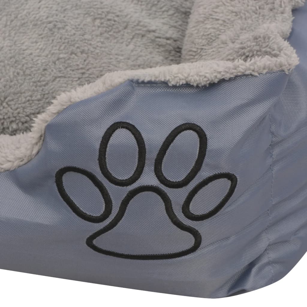 Cama para cães com almofada acolchoada tamanho s cinzento
