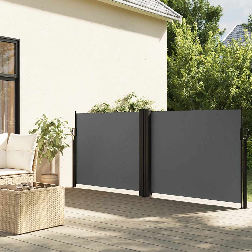 Toldo lateral retrátil 120x1000 cm antracite