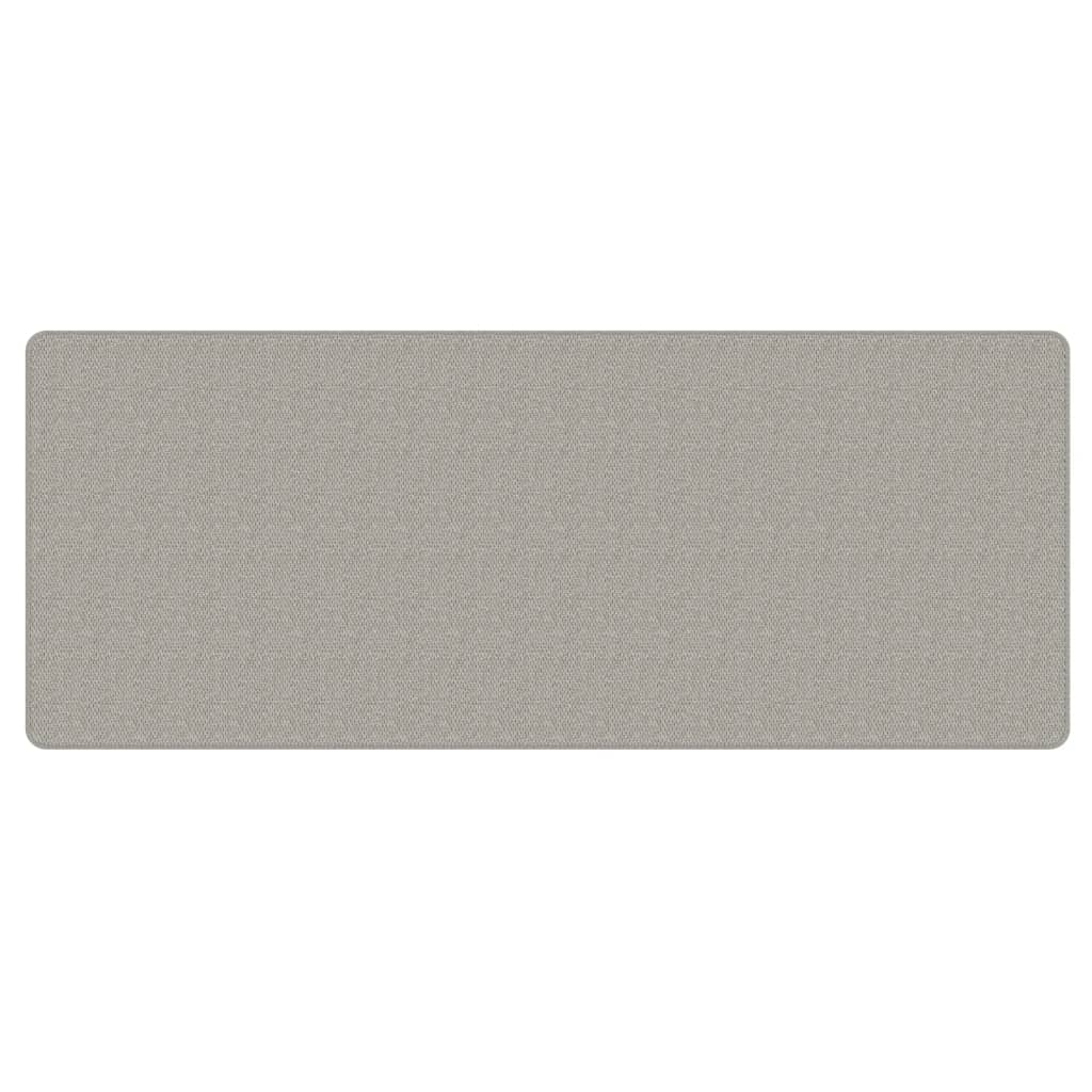 Tapete/passadeira 80x200 cm aspeto sisal platina