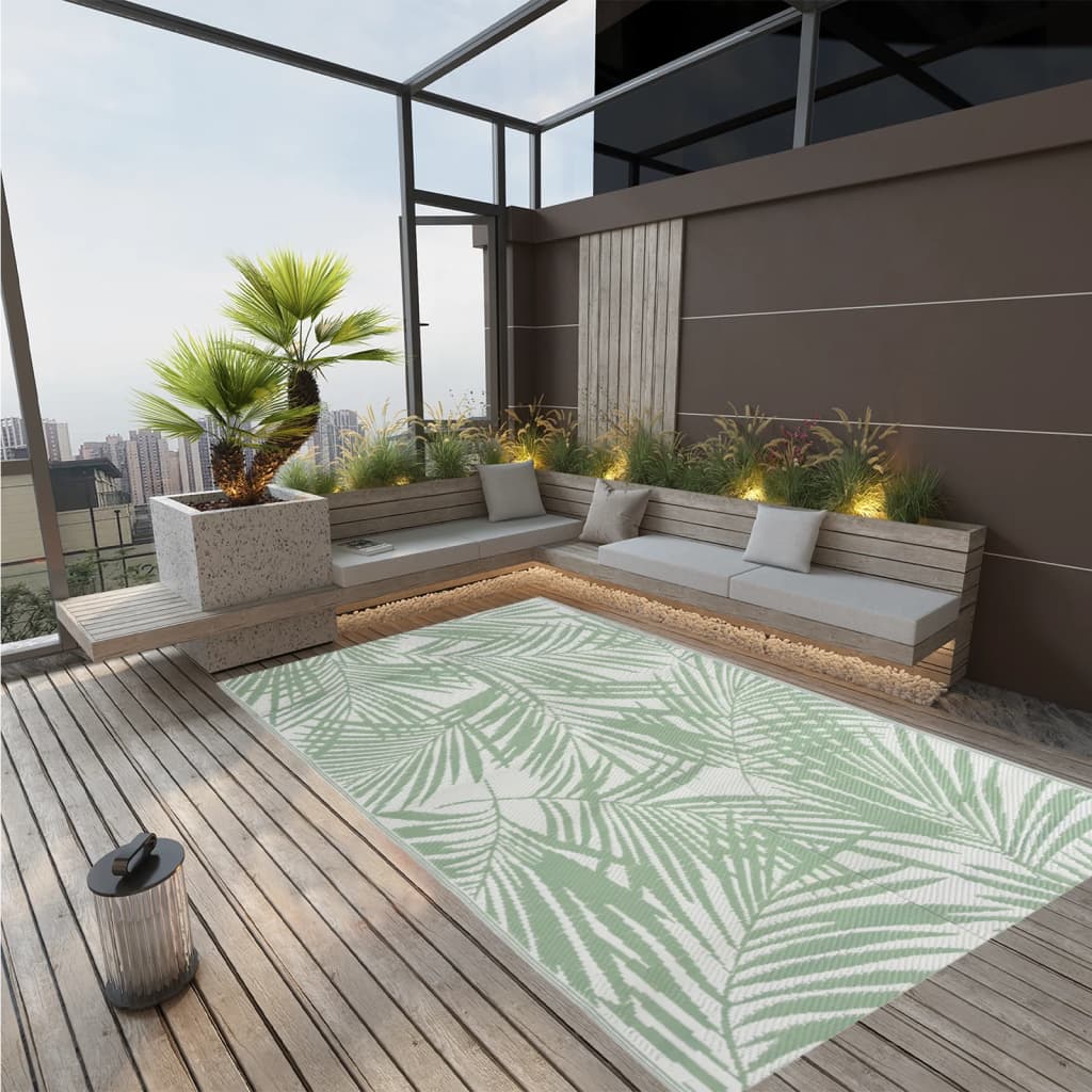 Tapete de exterior 190x290 cm arakil PP verde