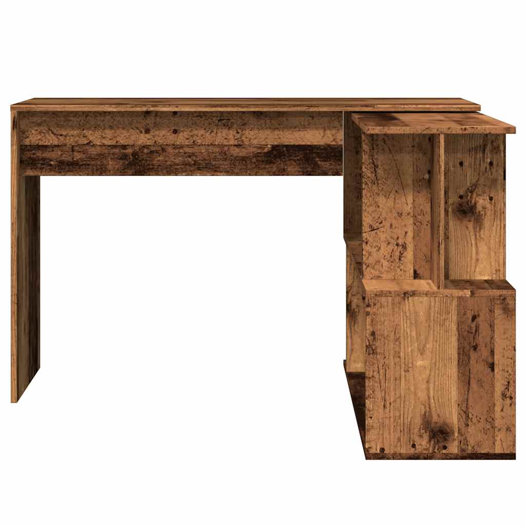 Mesa de canto madeira velha 200,5x50x76 cm madeira engenheirada