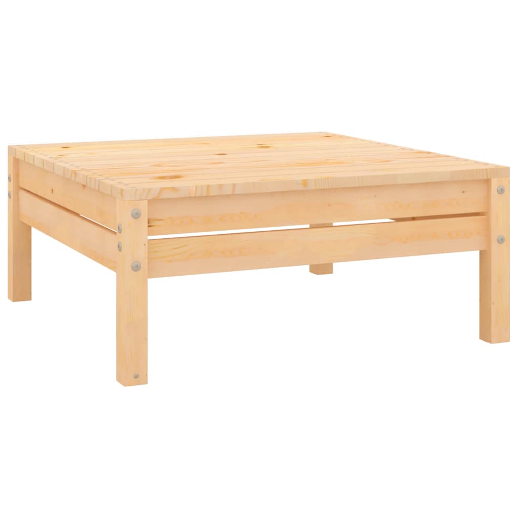 9 Pcs conjunto lounge de jardim pinho maciço