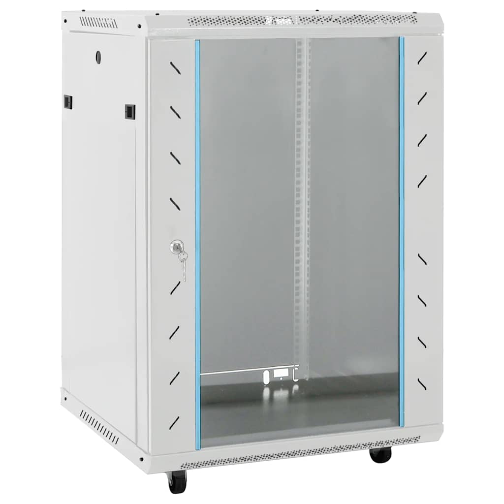 Armário bastidor 15u 19" ip20 60x45x86 cm cinzento