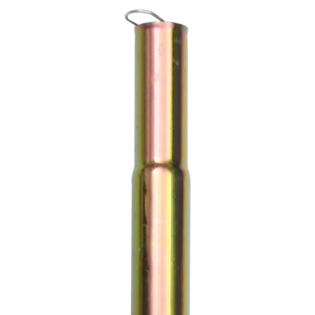 Postes para para-sol estilo vela 2 pcs 250 cm aço galvanizado
