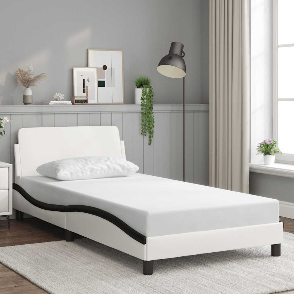 Estrutura de cama dover 100x200 cm couro artificial