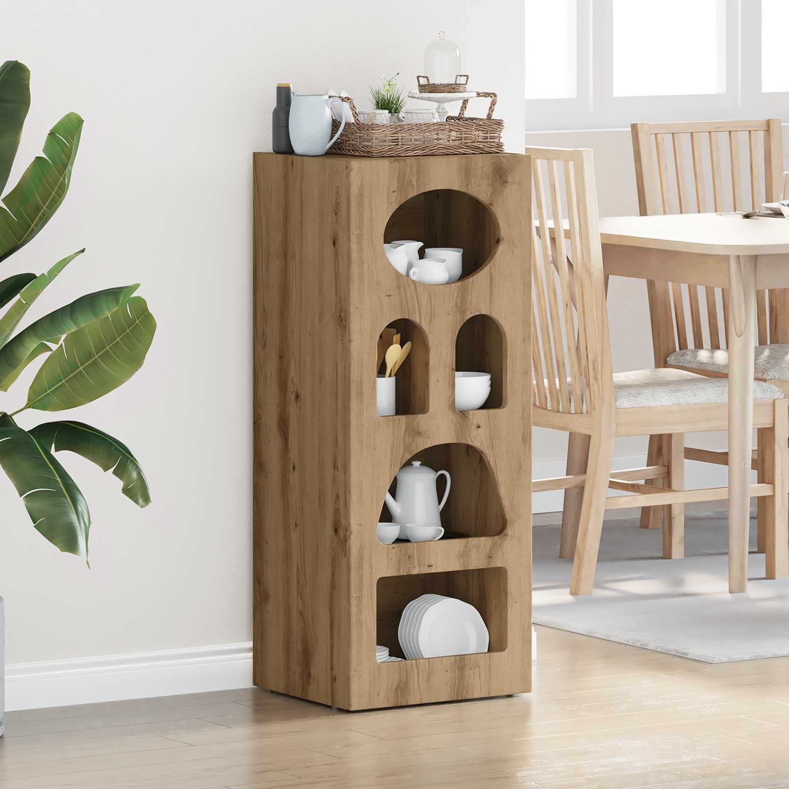 Buffet elst carvalho artesanal 40 x 35 x 100,5 cm