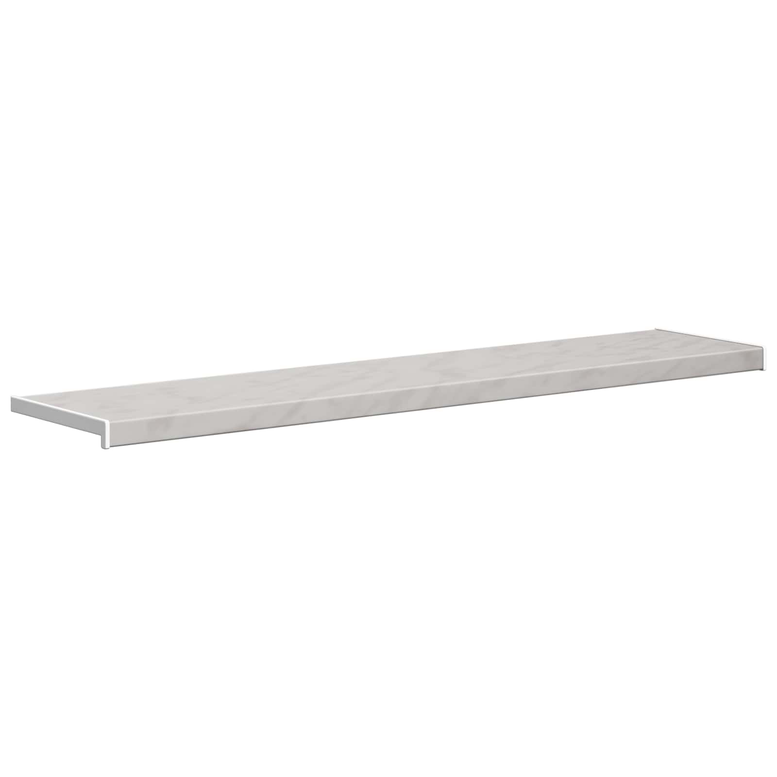 Soleira de janela textura de mármore 140 x 35 x 4,5 cm PVC