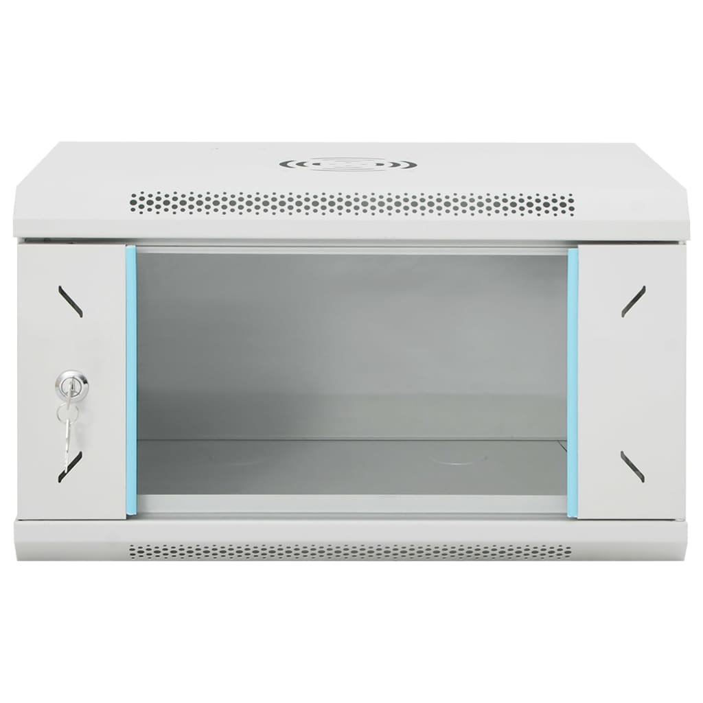 Armário de rede de parede 6u 19" ip20 53x40x30 cm