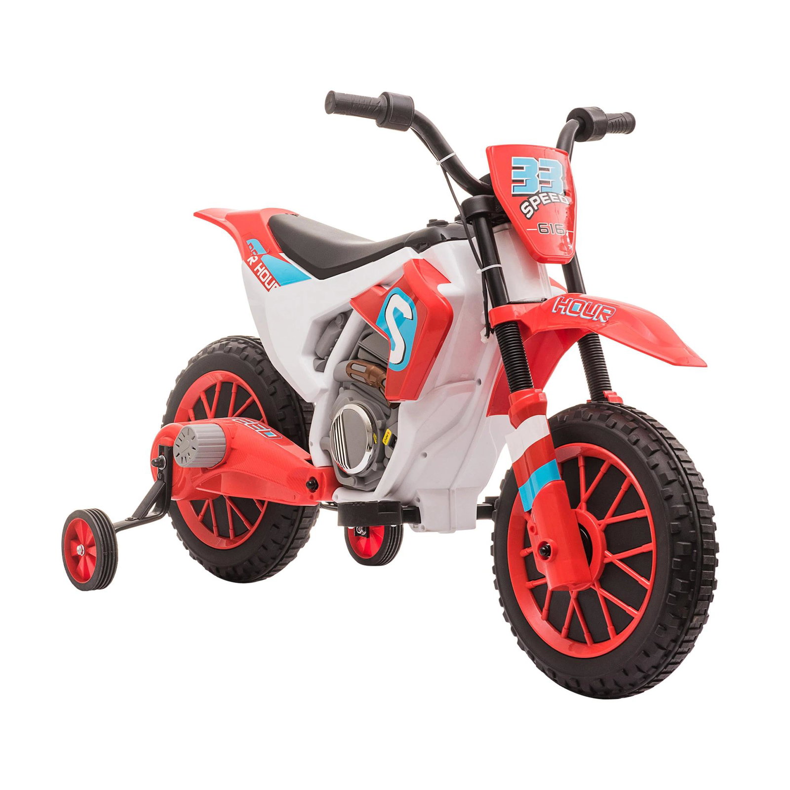 Mota Elétrica para Crianças acima de 3 Anos 12V Mota de Brinquedo Infantil com 2 Rodas de Equilíbrio Velocidade Máx. 8km/h Arran