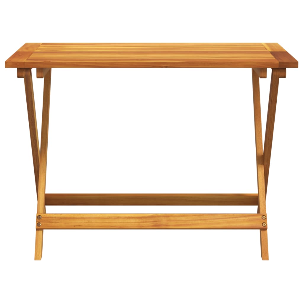 Mesa de jardim dobrável 90x52,5x65 cm madeira de acácia maciça