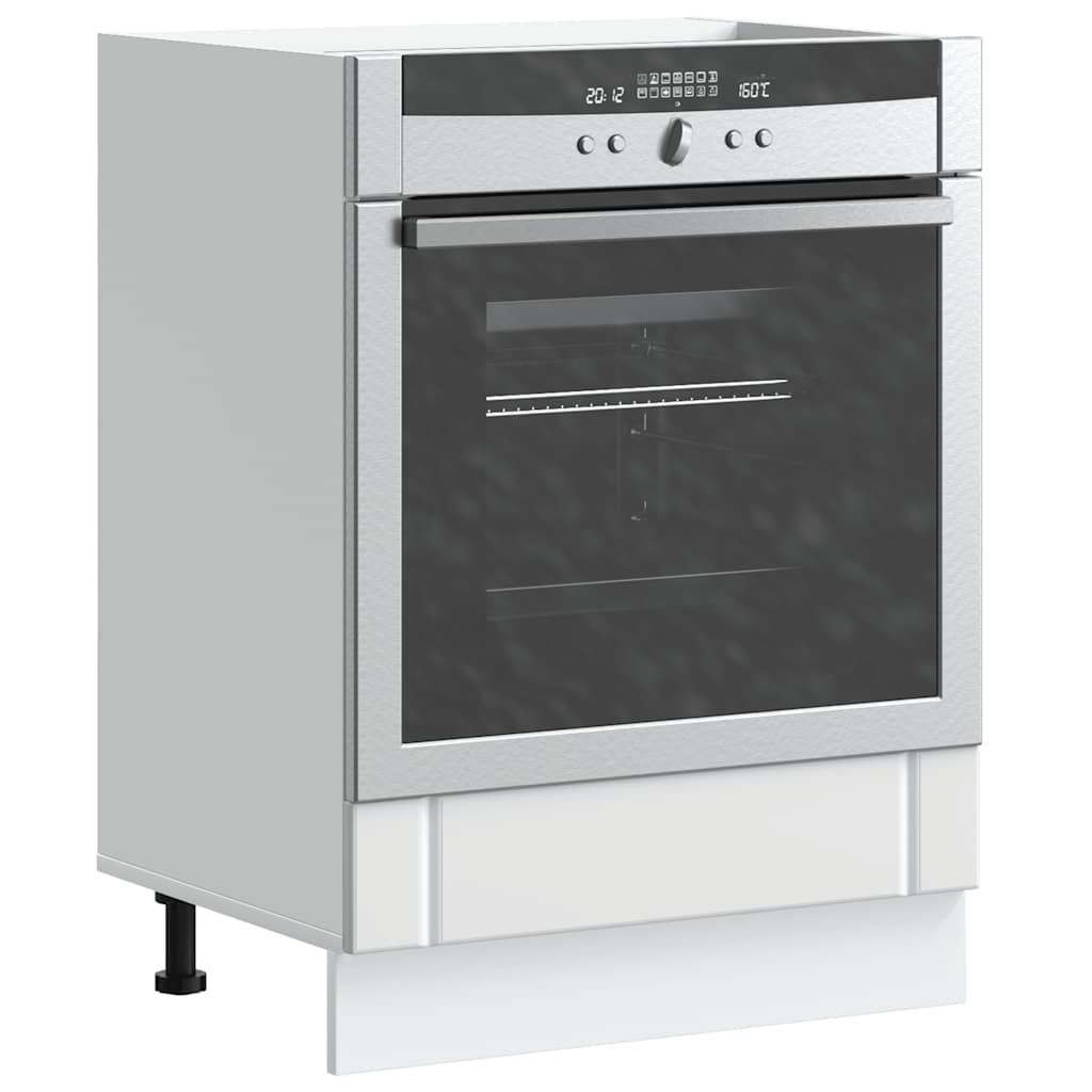 Armário forno lucca derivados de madeira branco