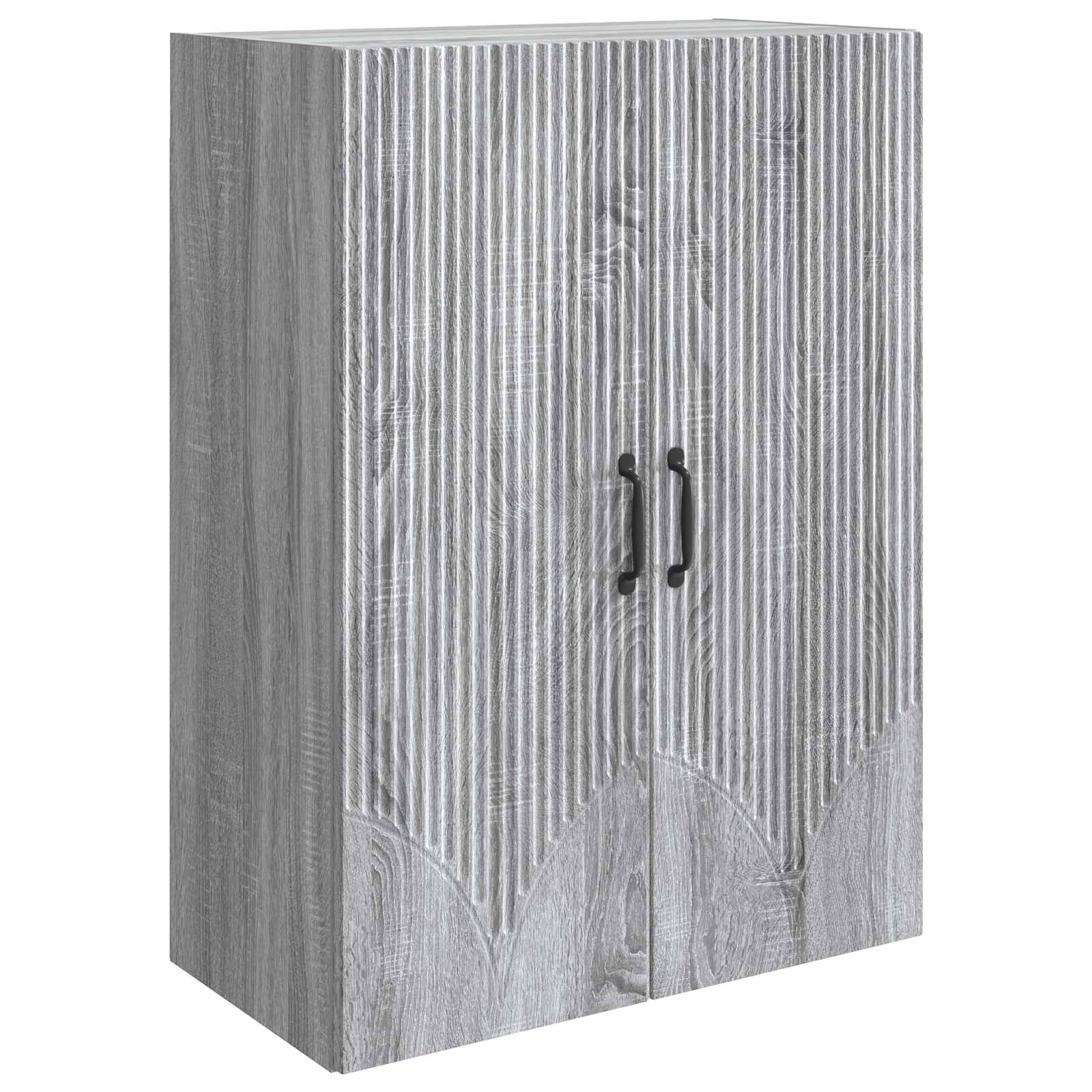 Armário de parede sonoma cinzento 66 x 34,5 x 90 cm