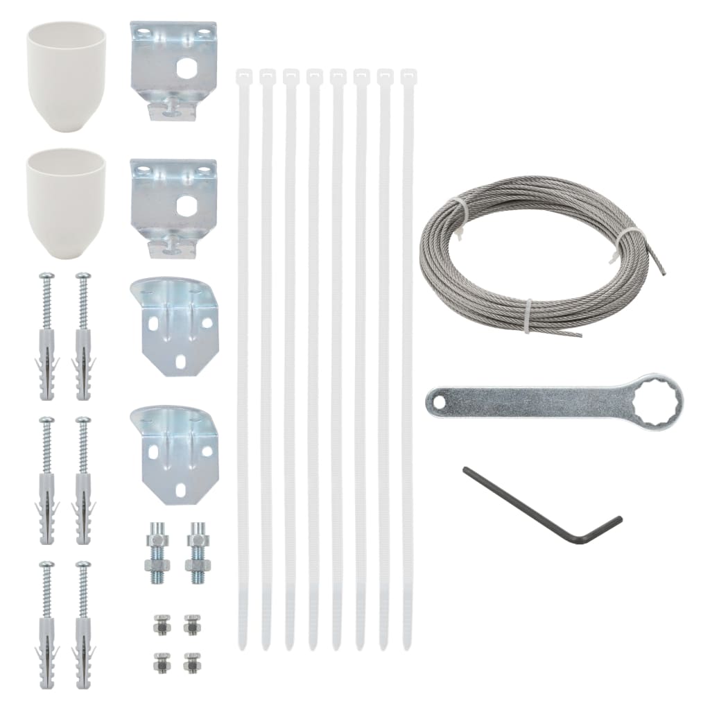 29 Pcs conjunto de acessórios para tela de varanda