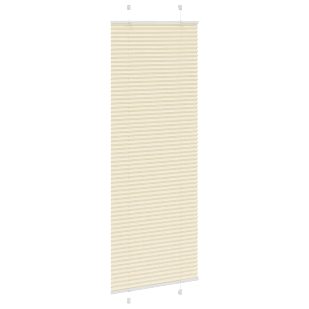 Creme plissada cega 70x200 cm largura tecido 69,4 cm poliéster