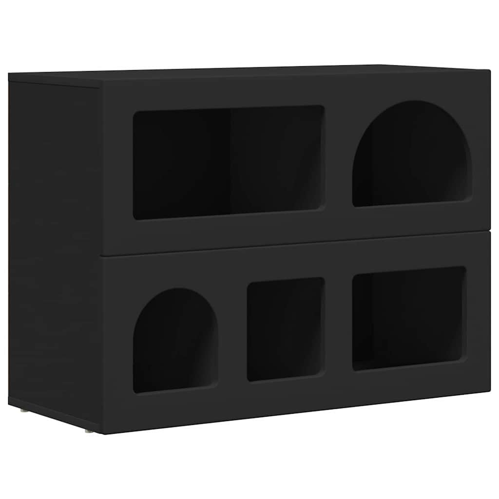Buffet elst preto 80,5 x 35 x 59 cm derivados de madeira