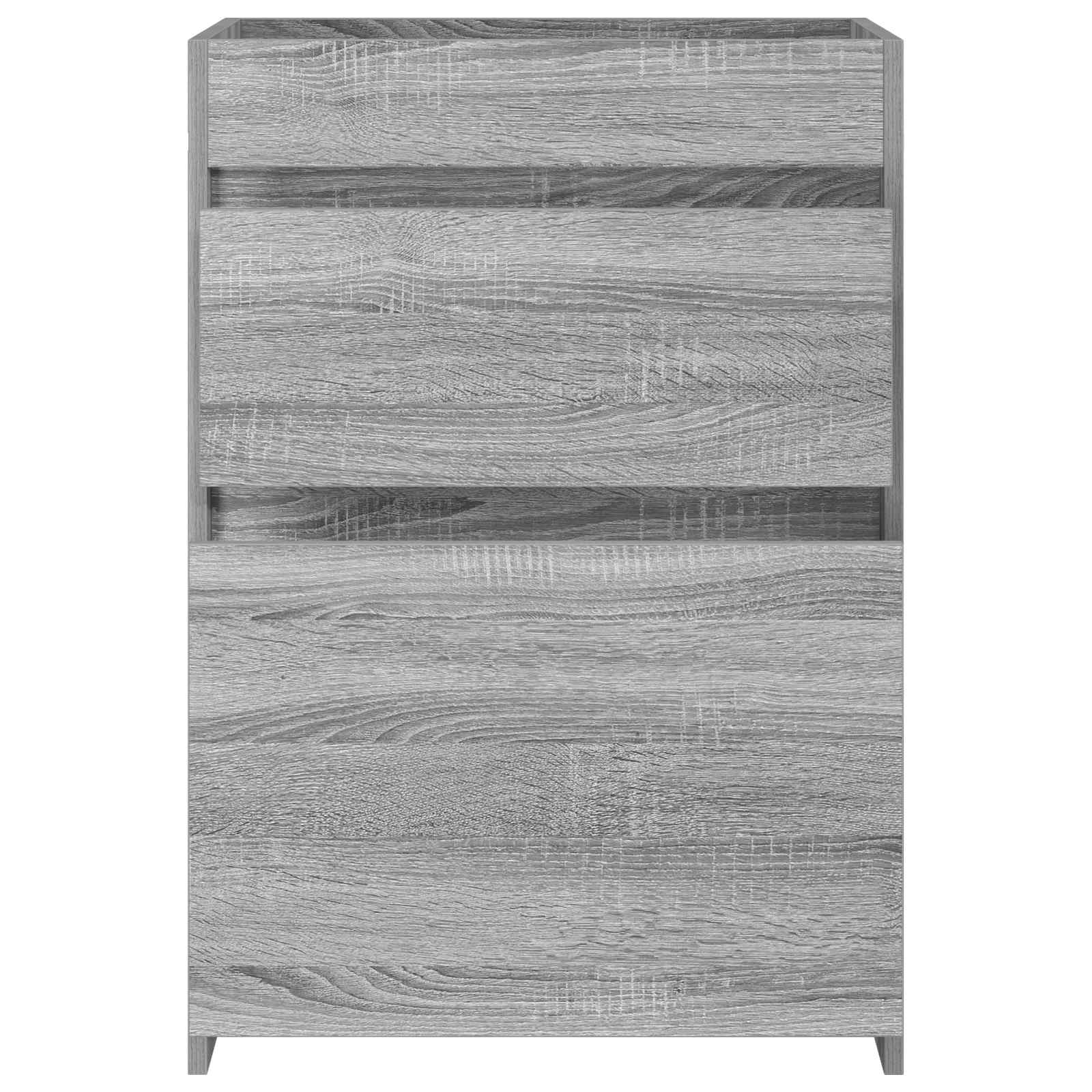 Armário de banheiro sob a pia sonoma cinzento 56 x 37,5 x 81 cm