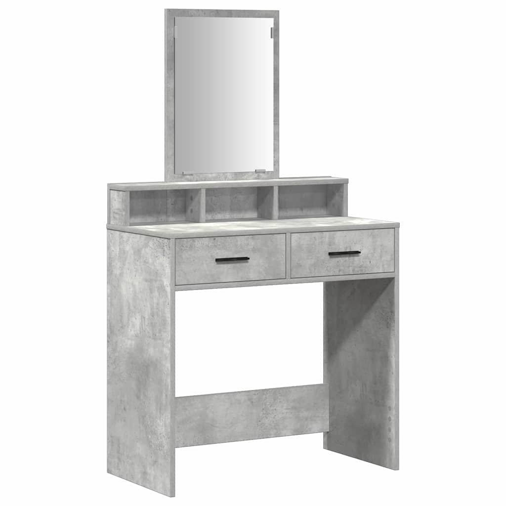 Mesa de vestir cinzento 79 x 41 x 140 cm derivados de madeira