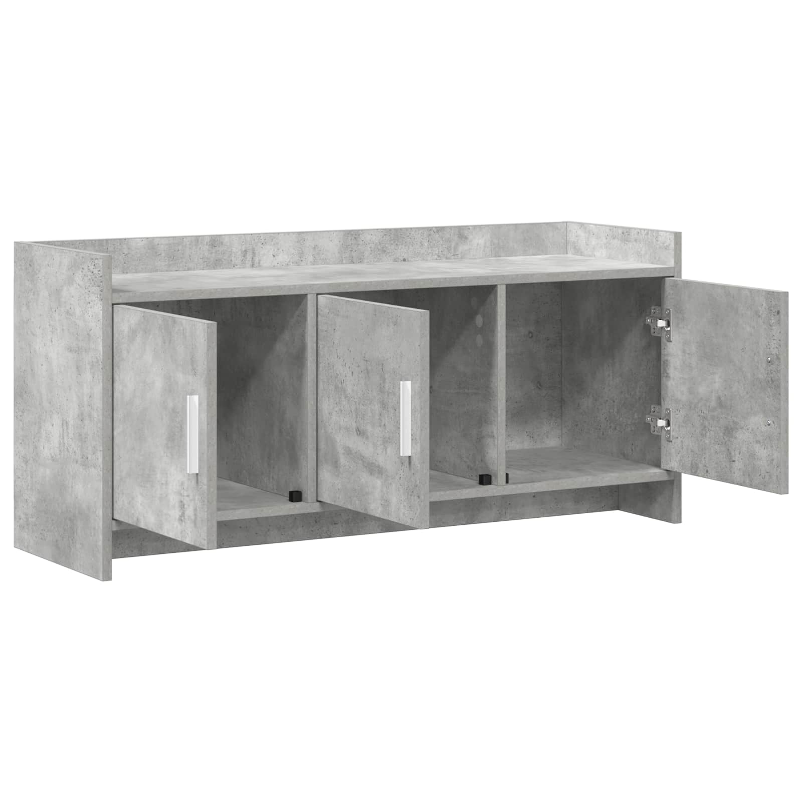 Gabinete para TV 102 x 33 x 47 cm cinzento cimento